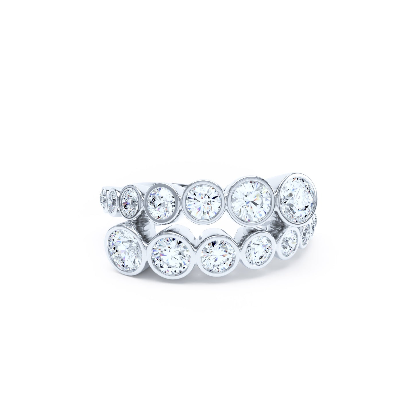 Round Diamonds & 18ct White Gold